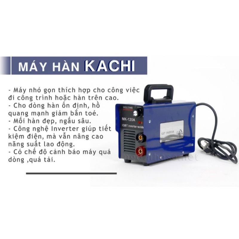 •••HCM••• Máy Han Điện Công Nghệ inverter KACHI MK-120A