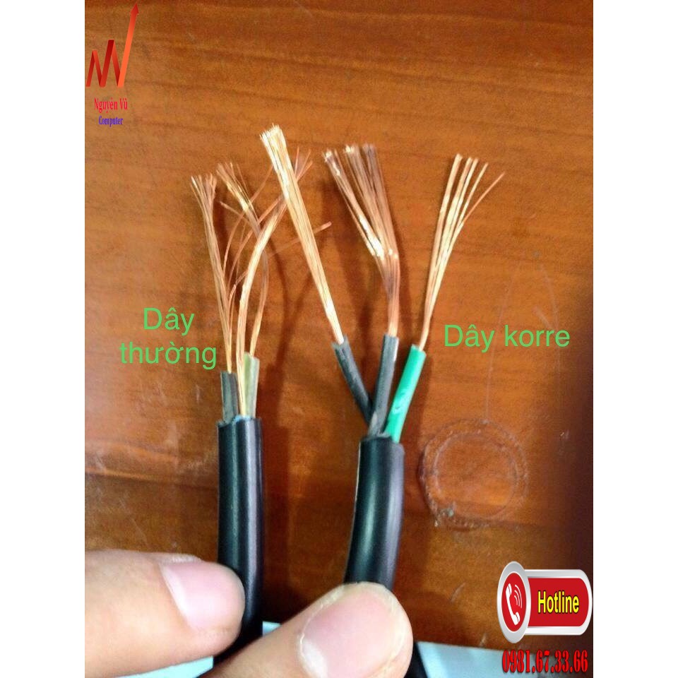 Dây nguồn PC Kore 1,5m tròn