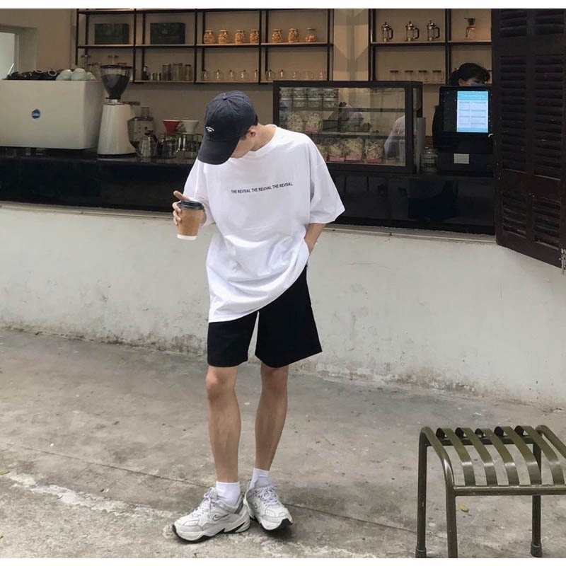 Áo thun nam tay lỡ, Áo phông nam tay lỡ HỌA TIẾT  Feeny store FN07