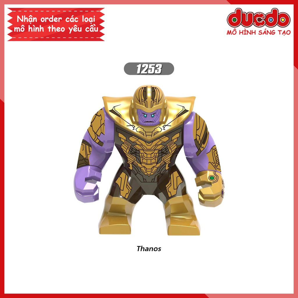 Bigfig siêu ác nhân Thanos End Game - Đồ chơi Lắp ghép Xếp hình Mini Minifigures Big Fig Iron Man EndGame XINH X1253