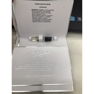 Mẫu Thử Nước Hoa Nam Vial Creed Love In Black 2ml