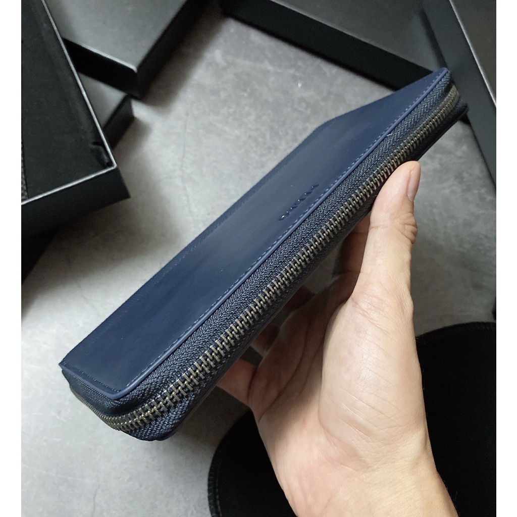 Ví dài nam caro sọc đứng - V368