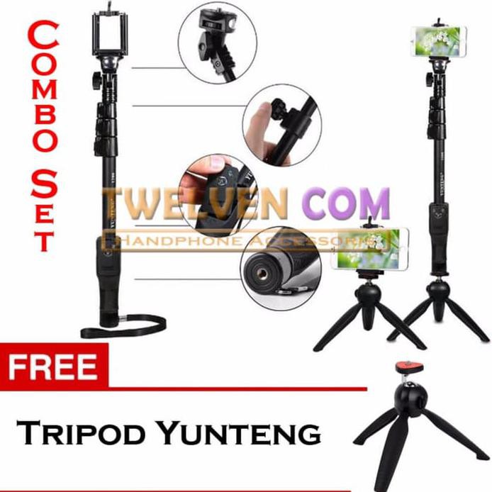 Yunteng Giá Đỡ Ba Chân Bluetooth Yt 1288 Plus Mini