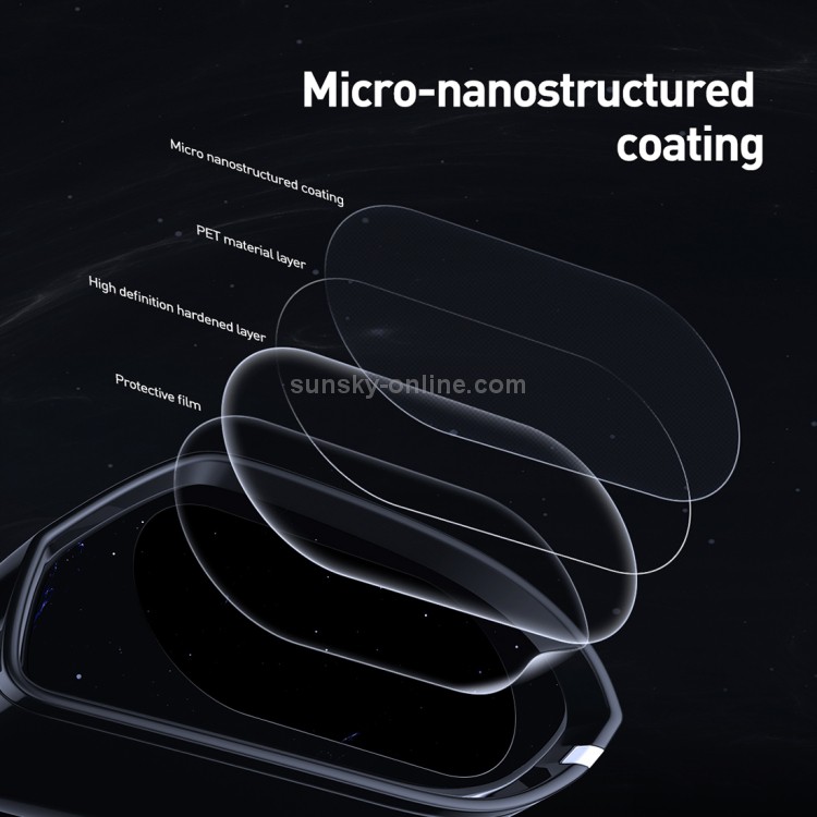 Miếng dán chống bám nước mưa Baseus dùng cho kính hậu xe ô tô 1 hộp 2 miếng/2 gương