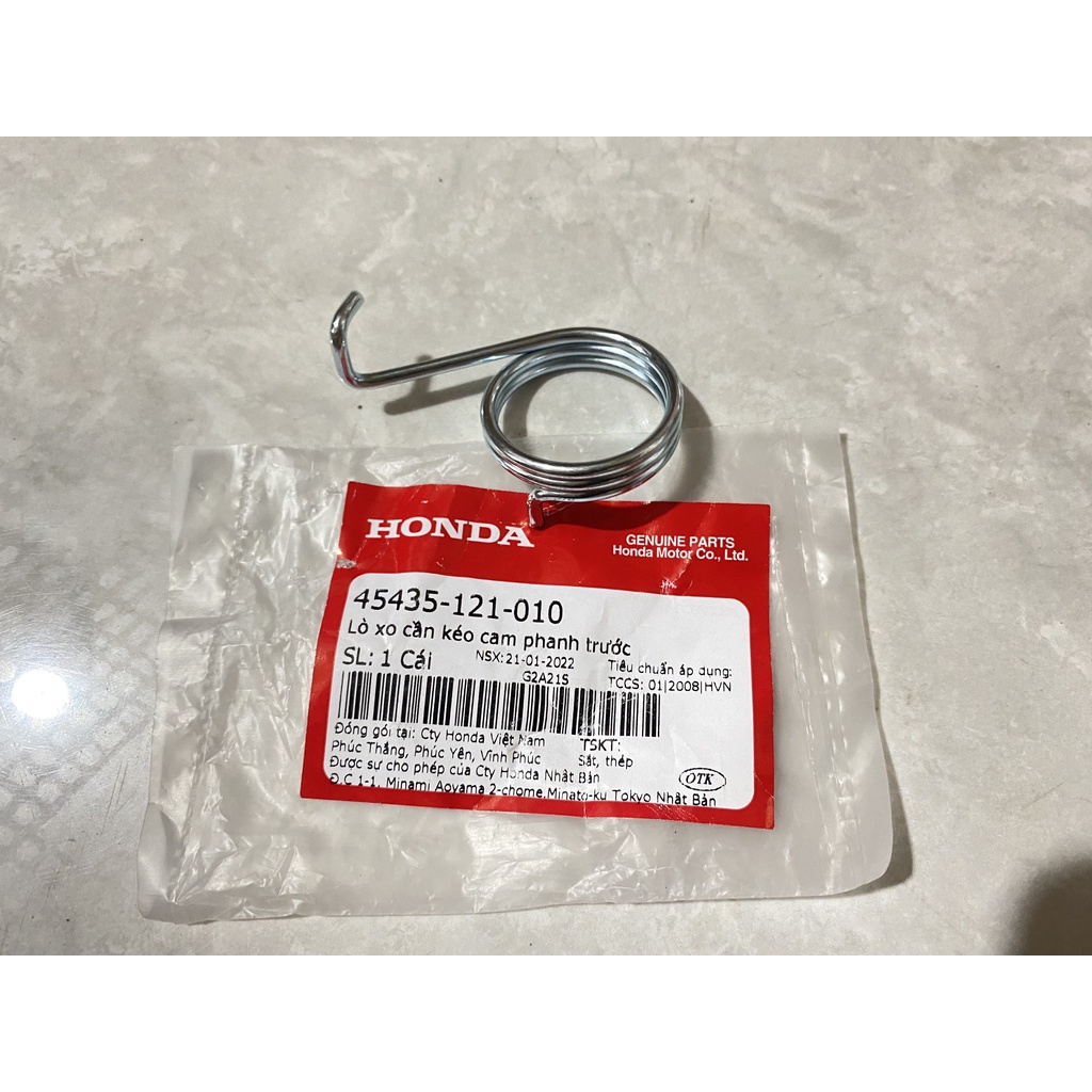 Lò xo cần kéo cam phanh trước HONDA DREAM, BLADE số, WAVE S110 và nhiều dòng xe khác.
