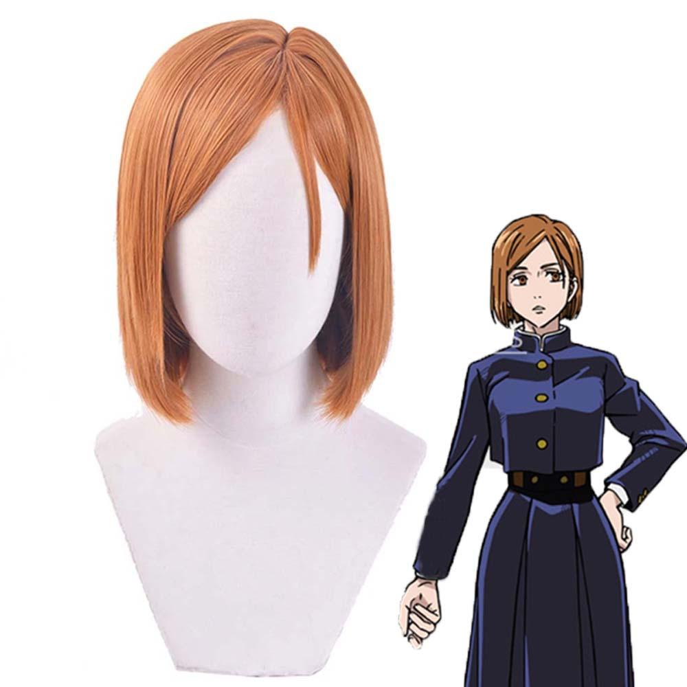 CLEOES Bộ Tóc Giả Ngắn Cosplay Nhân Vật Anime Bằng Sợi Tổng Hợp Cách Nhiệt Toàn Diện