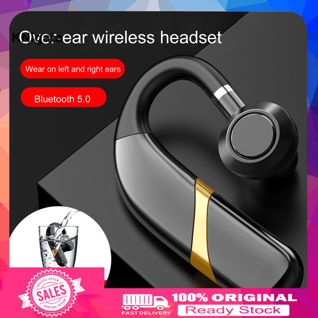 1 Tai Nghe Nhét Tai Bluetooth 5.0 Ipx7 Không Dây Chống Nước Có Móc Vành Tai Mini X9 Điện Thoại