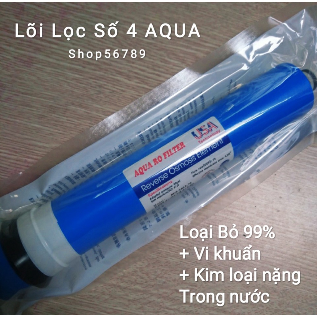 Lõi Lọc Số 4 Màng RO DOW Filmtec - Aqua Cho Máy Lọc Nước R.O