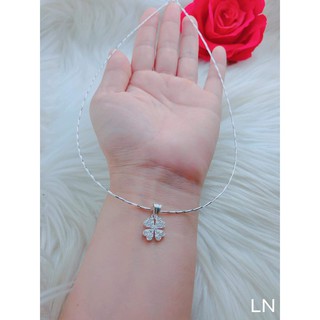 Kiềng cổ bạc ta liền mặt