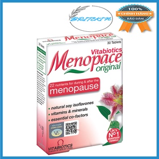Viên Uống Vitabiotics Menopace Duy Trì Nồng Độ Canxi Thời Mãn Kinh & Tiền Mãn Kinh 30 viên
