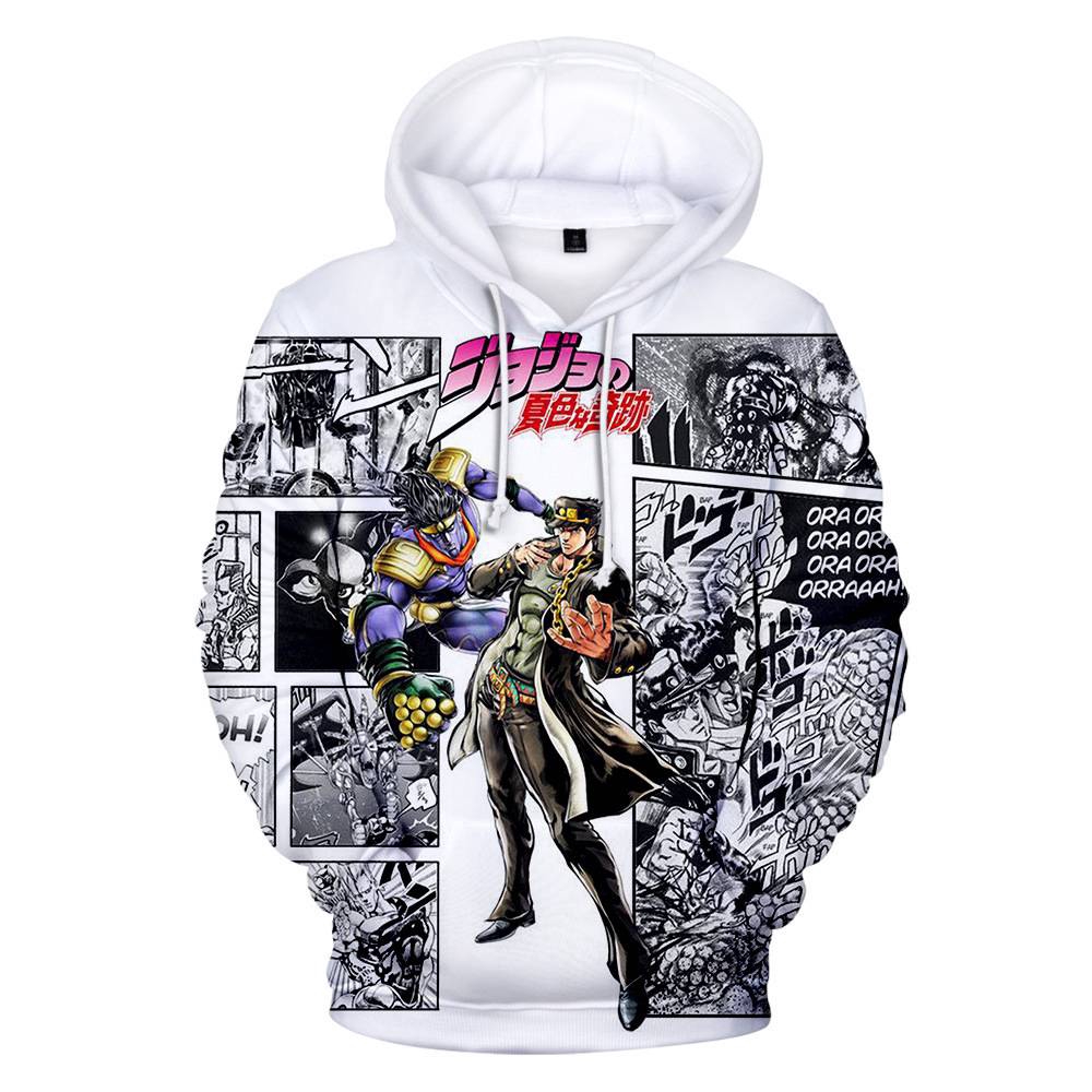 Áo Hoodie Tay Dài In Hình Anime Jojo 's Wonderful Adventure Độc Đáo Cá Tính | BigBuy360 - bigbuy360.vn