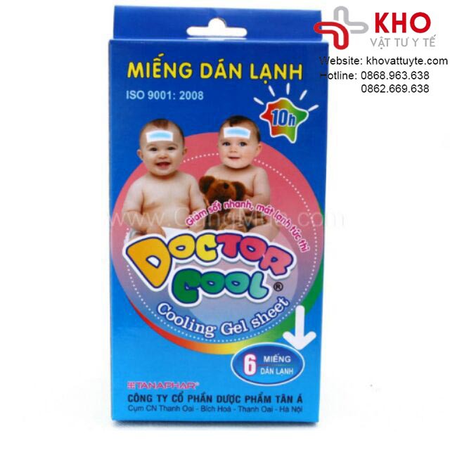 Miếng dán hạ sốt_Doctor Cool