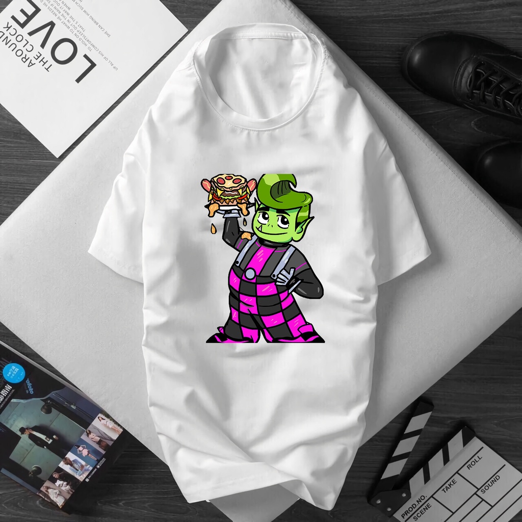 Áo thun tay ngắn in hình nhân vật phim Teen Titans Go siêu cá tính ,gía cực sock