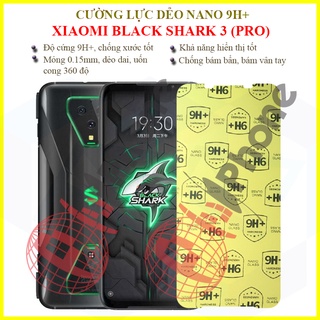 Dán cường lực dẻo nano Xiaomi Black Shark 3, Black shark 3 Pro