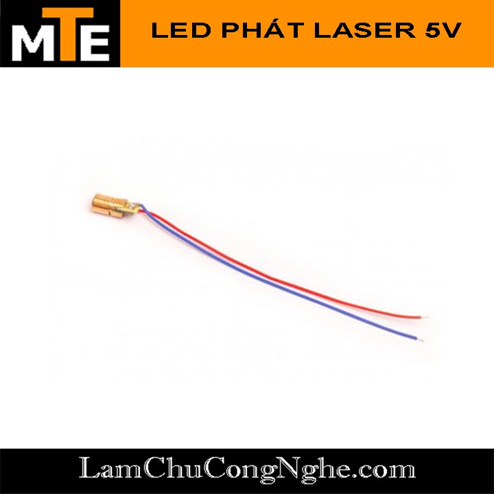 Đầu phát tia laze 5mW - Module laser sáng đỏ hội tụ 5V 6mm