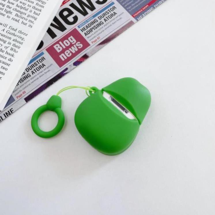 Case Airpods 1/2/I12 Inpods - Vỏ Bao Đựng Bảo Vệ Ốp Tai Nghe, Sillicone Dẻo Chống Bám Bẩn, Va Đập Trái Bơ -I.CASE