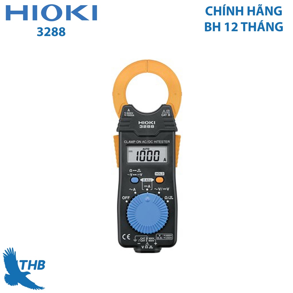 Ampe kìm Hioki 3288 đo lên đến 1000A xuất xứ Nhật