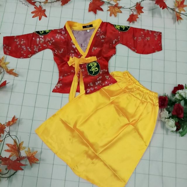 Bộ Hanbok cho bé gái từ 12kg đến 26kg