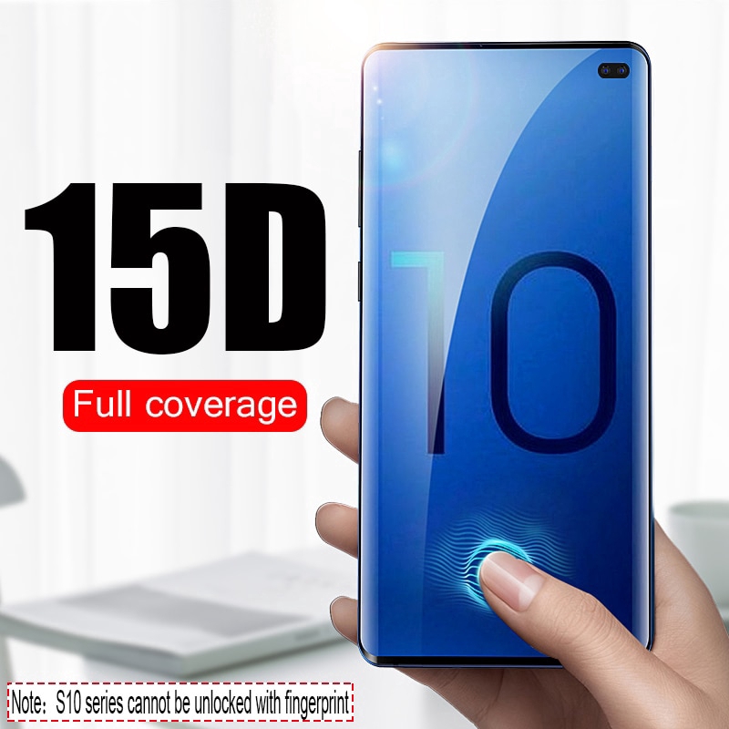 Miếng dán màn hình cong 15D cho Samsung Galaxy S10 Lite Plus