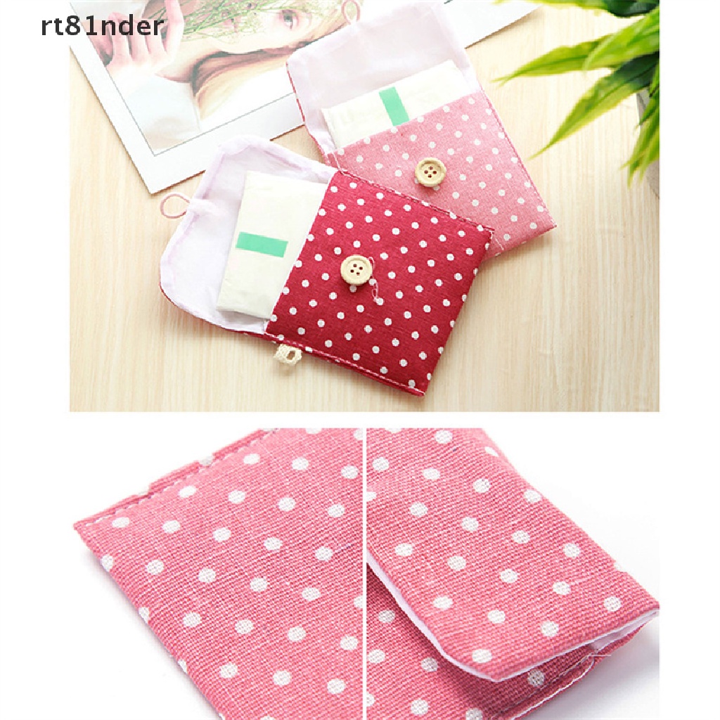 Rt Túi Đựng Khăn Giấy Vệ Sinh / Mỹ Phẩm Tampon Nhỏ Gọn Cho Nữ n