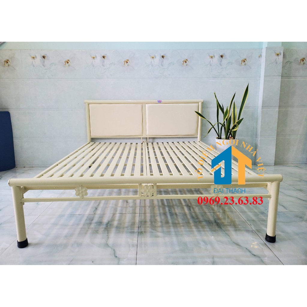 Giường sắt kích thước ngang từ 0,8M đến 1m8 dài 2M