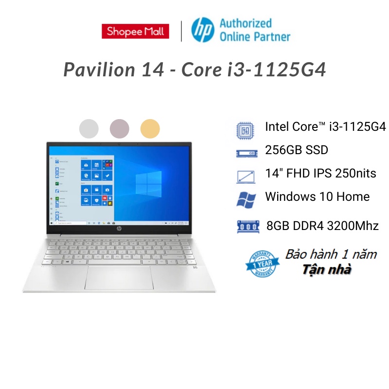 [Mã ELHP15 giảm 10% tối đa 2TR] Laptop HP Pavilion 14dv0520TU