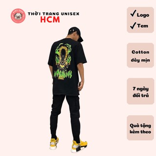 Áo thun tay lỡ form rộng hình Street Gang Anubis, hình in to và cực đẹp, có size to(Big size), phong cách Unisex