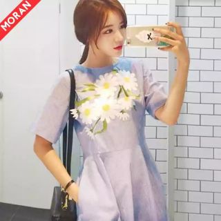 [Oder] Váy kẻ Xanh🌼