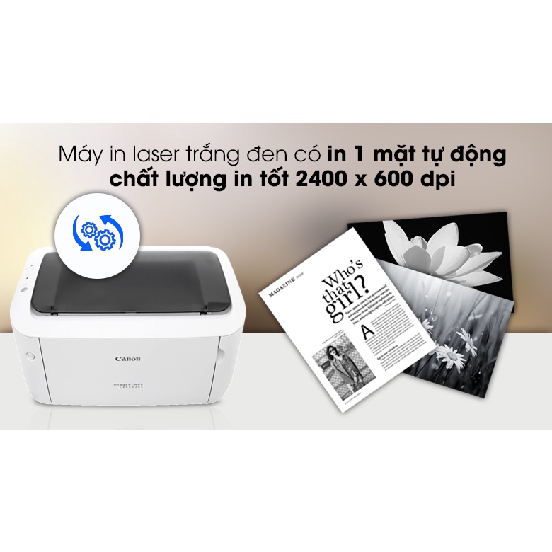 Máy in Canon laser LBP 6030 và 6030W in Wifi đen trắng Hàng chính hãng BH 12T