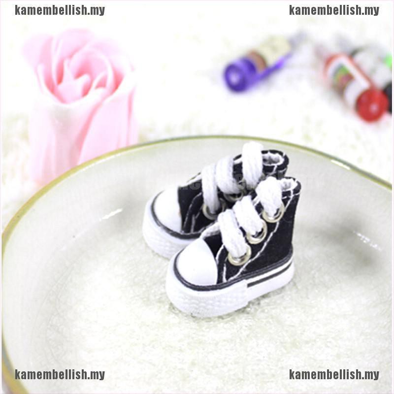Giày Vải Denim 5cm Cho Búp Bê Tilda Tilda Tỷ Lệ 1 / 6