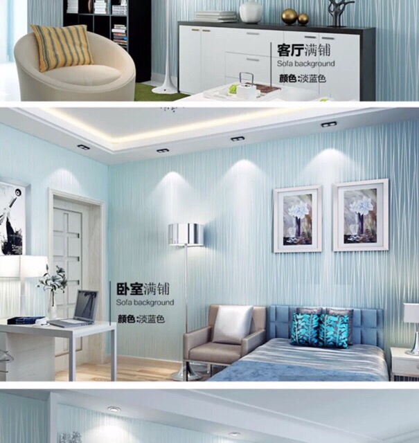 Thanh lý sốc giấy dán tường dùng keo sữa ngoài khổ 53cm x10 m | BigBuy360 - bigbuy360.vn