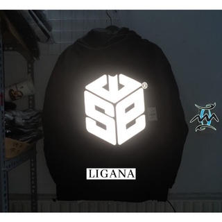 Áo khoác dù phản quang 5Theway hình lớn LIGANA