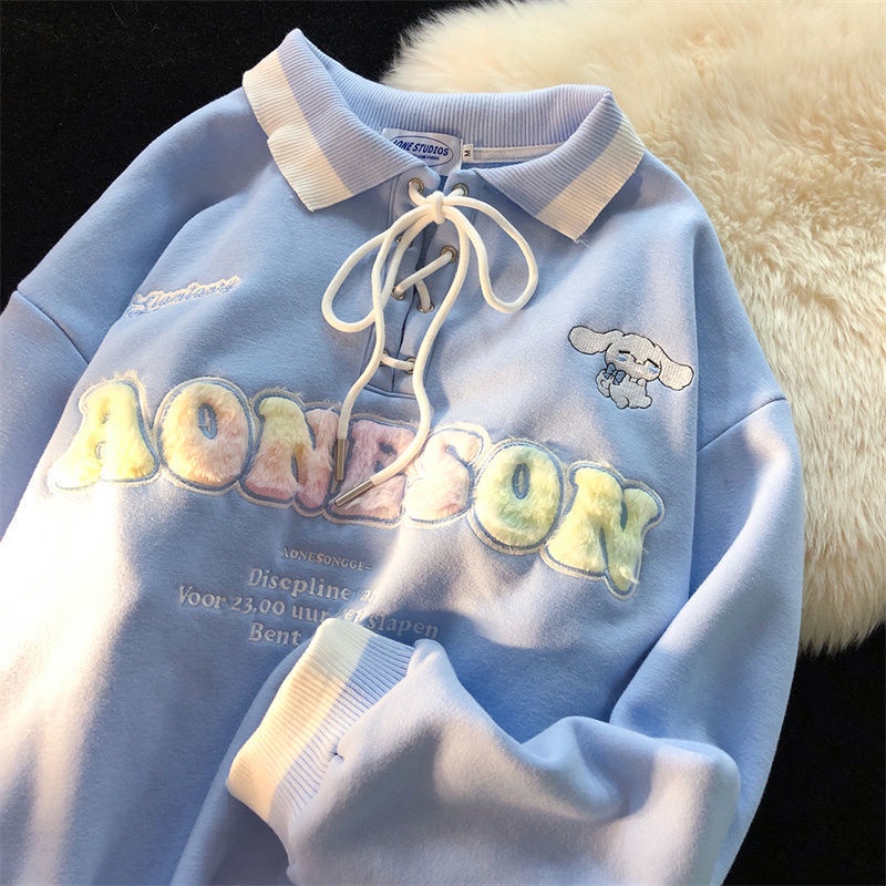 Áo hoodie Dài Tay oversize Phong Cách Hàn Quốc 2021 | BigBuy360 - bigbuy360.vn