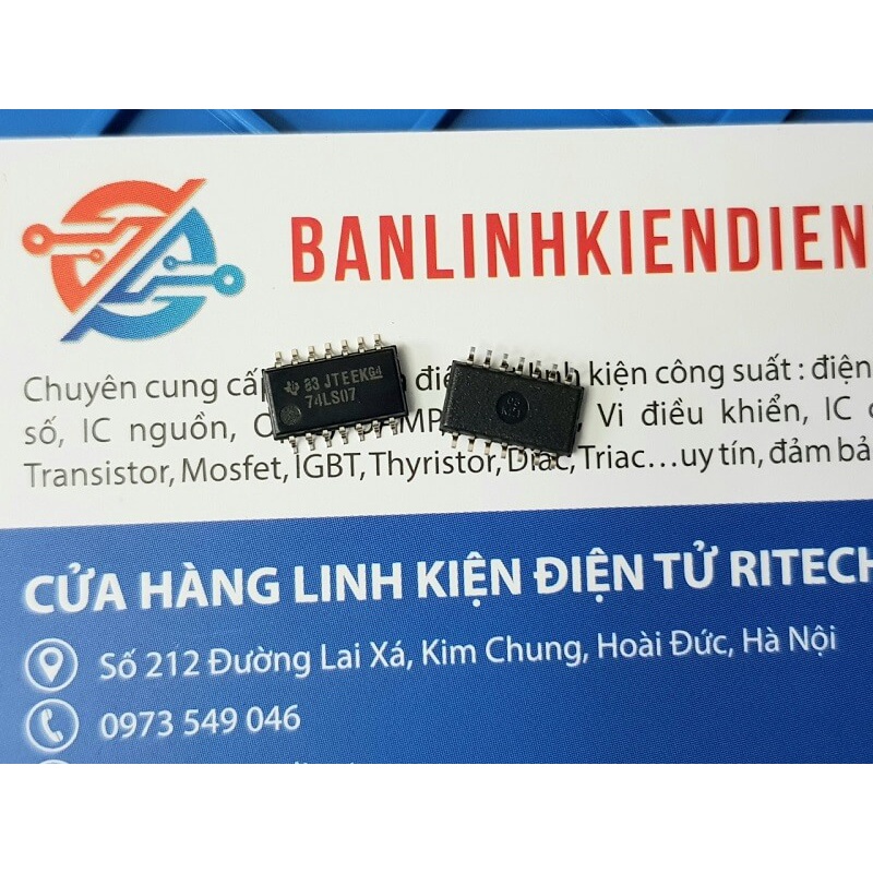 [Combo 3 chiếc] 74LS07 SN74LS07 LS07 IC Số Kích Thước 5.2mm SOP-14