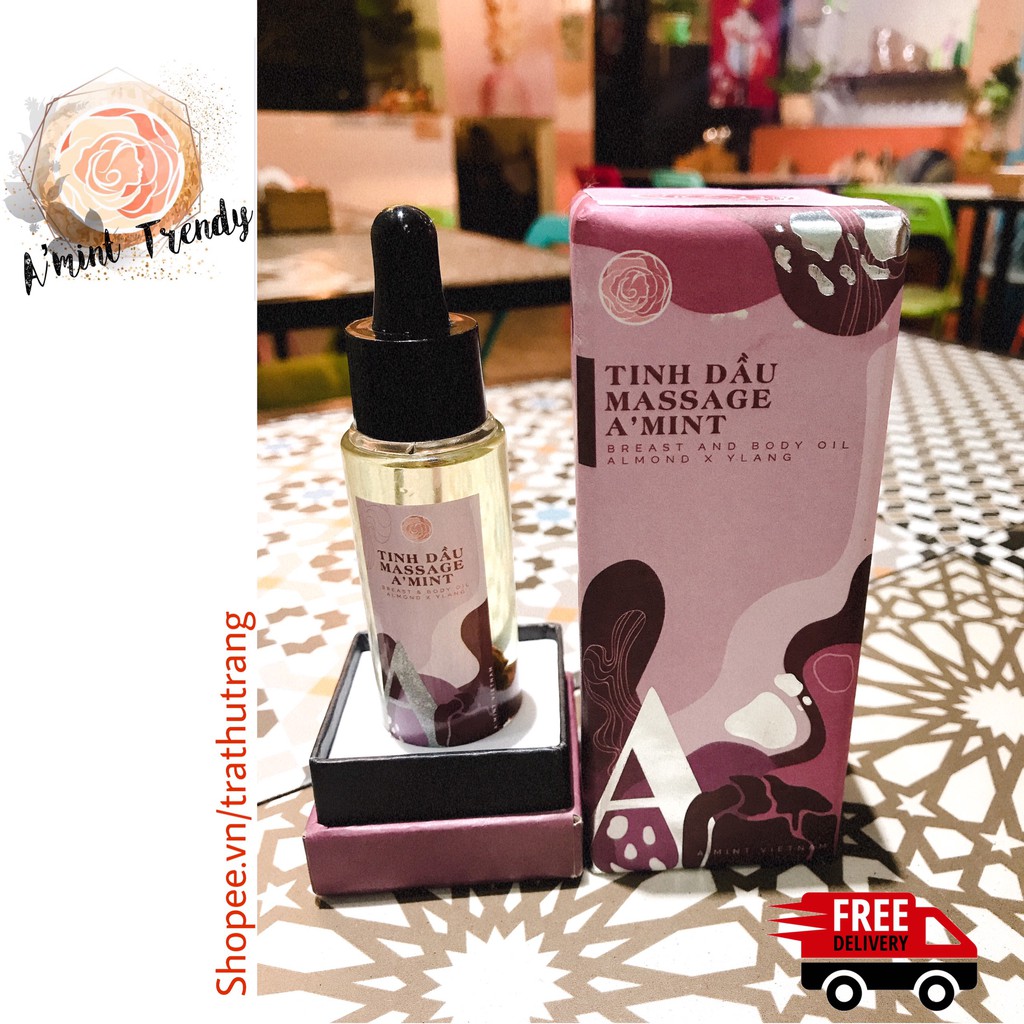 TINH DẦU MASSAGE NGỰC A'MINT (Freeship toàn quốc, video bài tập, ấn huyệt độc quyền amint tặng) | BigBuy360 - bigbuy360.vn