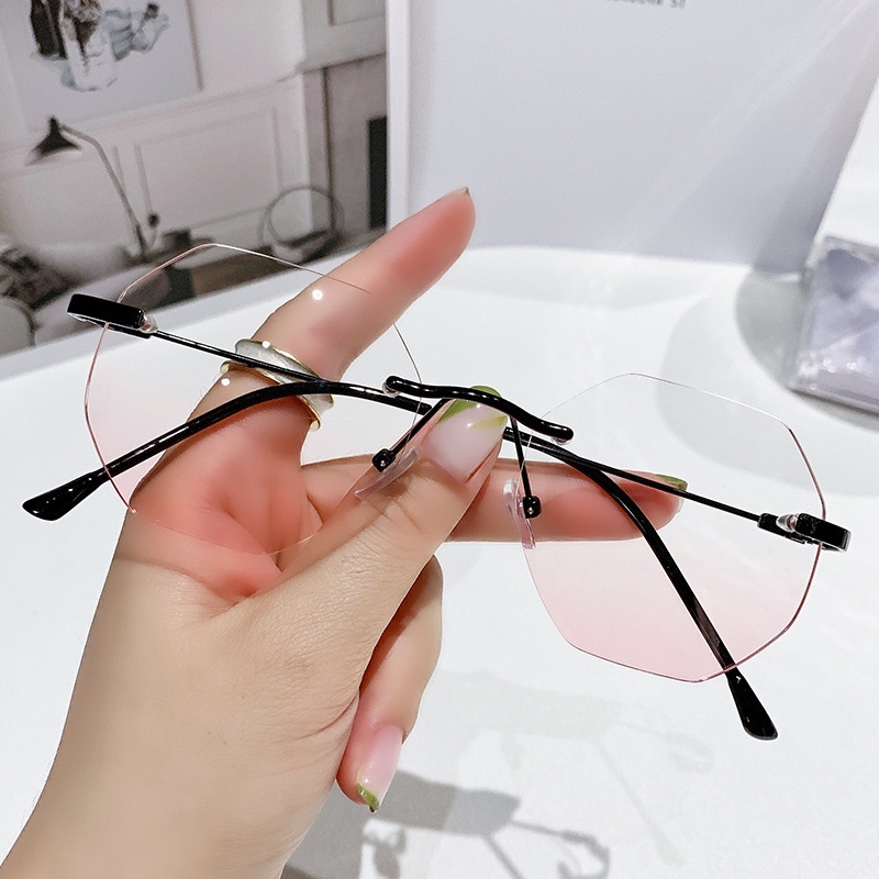 Lcy Mắt Kính Màu gradient Chống Ánh Sáng Xanh Thời Trang Cho Nữ 3305