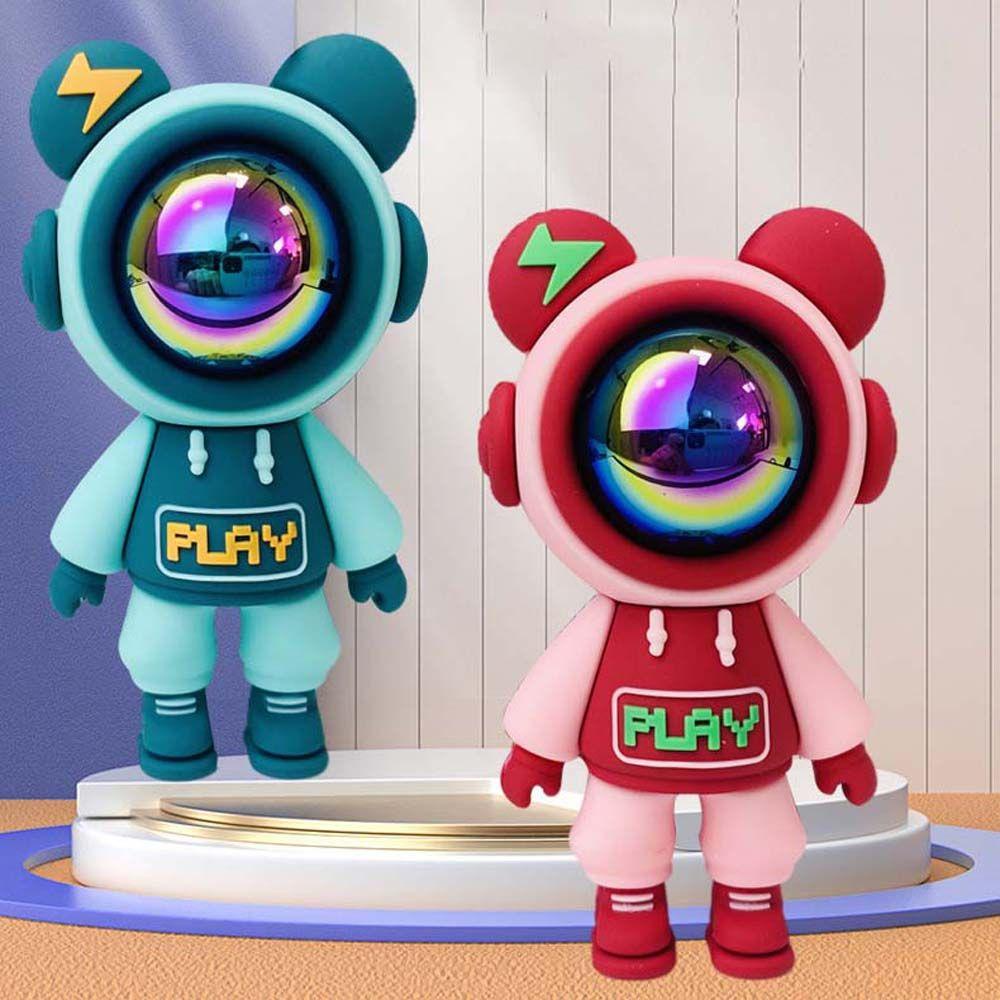 DARNELL Móc Khóa Hình Gấu Bằng Silicon Dễ Thương