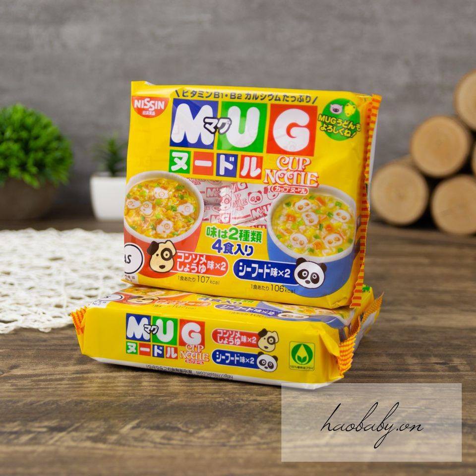 { SALE221 } [Đồ ăn dặm cho bé] Mỳ Nhật Ăn Liền Mug( mỳ Nissin trẻ em)// Mỳ Tokyo ramen cho bé ăn dặm ( Hàng NEW )