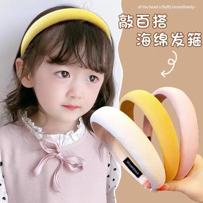 Băng đô cài tóc rửa mặt Bằng Xốp Kiểu Công Chúa Dễ Thương Cho Bé Gái