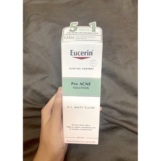 Kem giảm mụn và kiểm soát nhờn Eucerin ProAcne A.I Matt Fluid