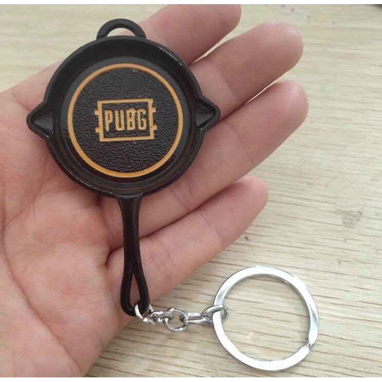 Móc khoá PUBG - nón và chảo