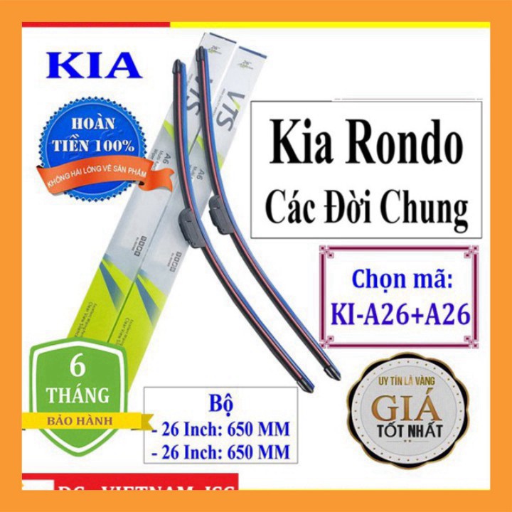 Cần gạt nước mưa ô tô Kia Rondo - Các đời dùng chung - (Và các xe khác của KIA) - phukienotovagiadung