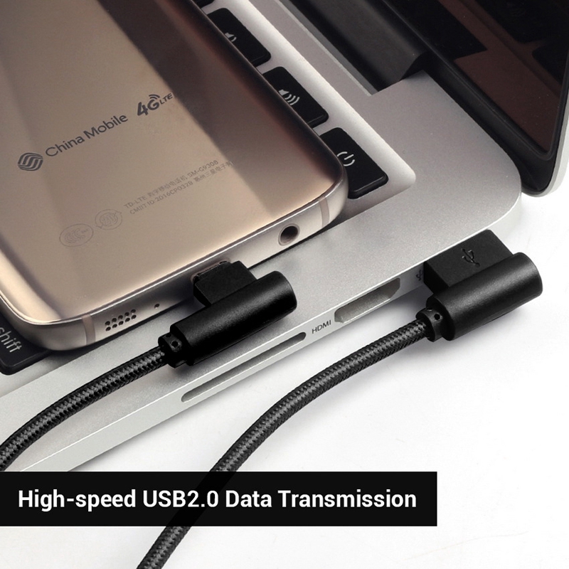 Cáp Sạc Nhanh Micro Usb 90 Độ