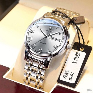 2021﹍♟Đồng hồ cơ automatic chính hãng Thụy Sĩ nhập khẩu đồng hồ cặp đôi phong trào phiên bản Hàn Quốc lịch dạ quang đơn