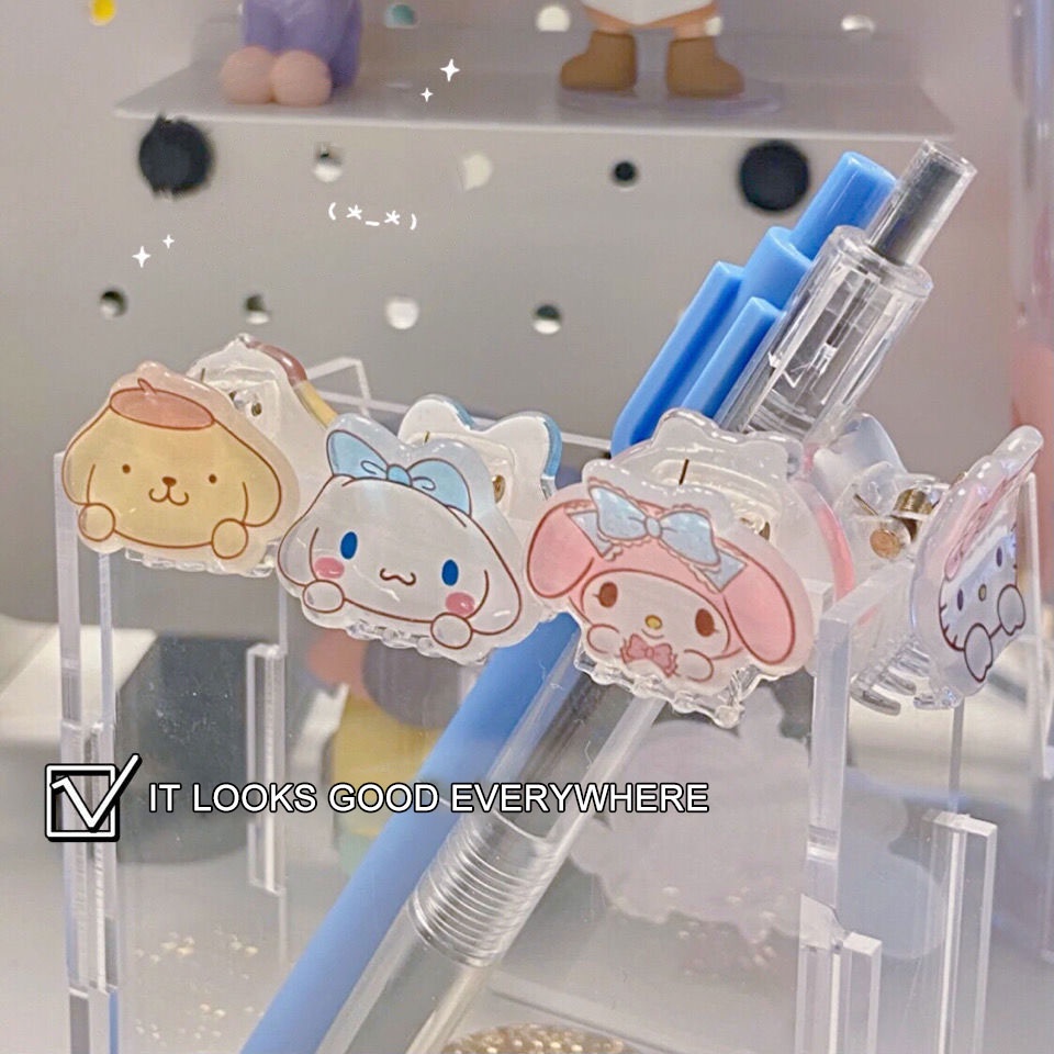 【Kifli】Kẹp Tóc Acrylic Mini Hình Chú Chó Yugui Dễ Thương Cho Nữ Sinh