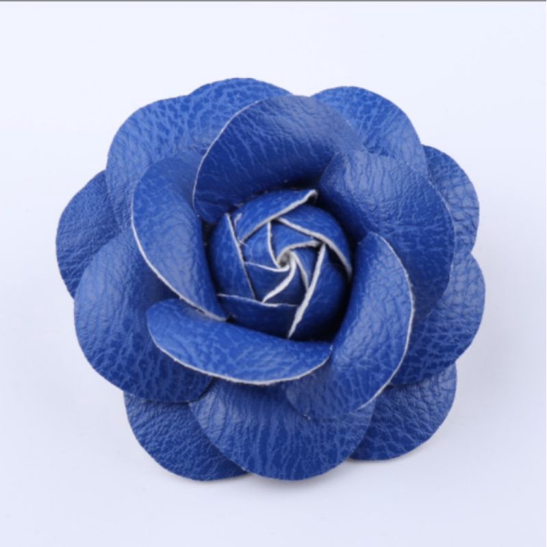 Hoa cài trang trí váy đầm chất da mềm size 6cm siêu xinh mẫu mới