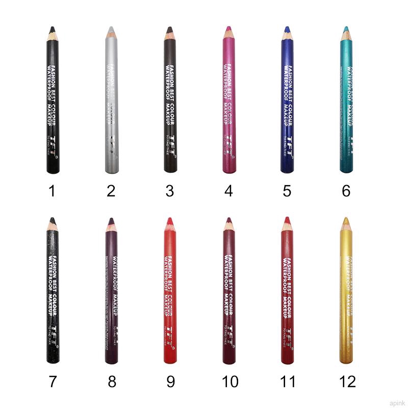 [Hàng mới về] Bút chì kẻ mắt kiêm kẻ môi kèm dụng cụ chuốt chì dễ lên màu chống nhòe | BigBuy360 - bigbuy360.vn