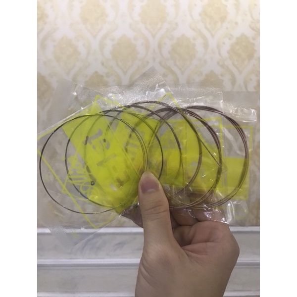 Dây đàn guitar. Bộ 6 Dây đàn guitar Acoustic dự phòng. Chính hãng Alice