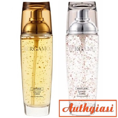 Serum dưỡng trắng Bergamo White Vita / 24K Gold Luminant Essence căng mịn da 110ml