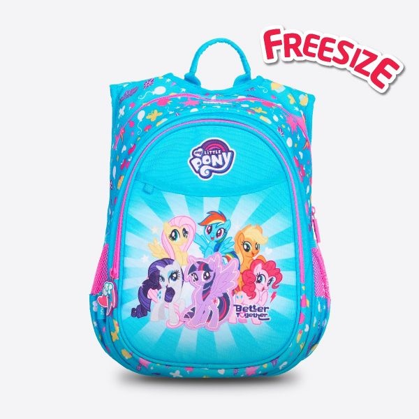 Ba Lô Bé Gái Chống Gù Siêu Nhẹ Compact Clever Hippo - My Little Pony Sức Mạnh Tình Bạn - Xanh Nhạt - BP1108